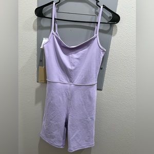 Aritzia Wilfred Free Divinity Romper 7” in Lavendar